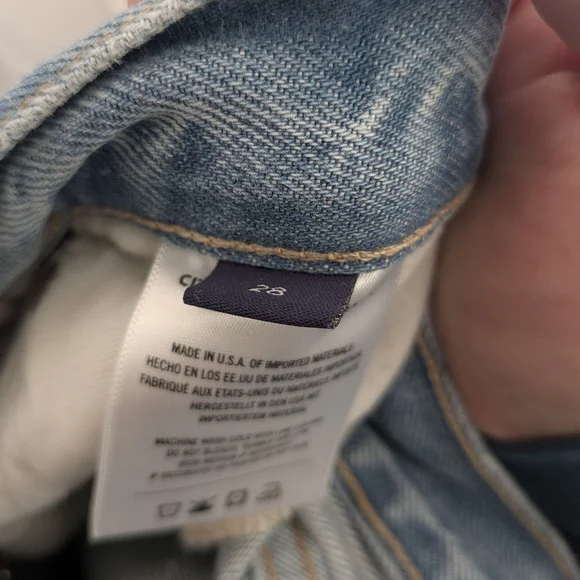 Citizens Of Humanity Ayla Baggy Cuffed Crop Jeans Size 28 - Picture 7 of 9